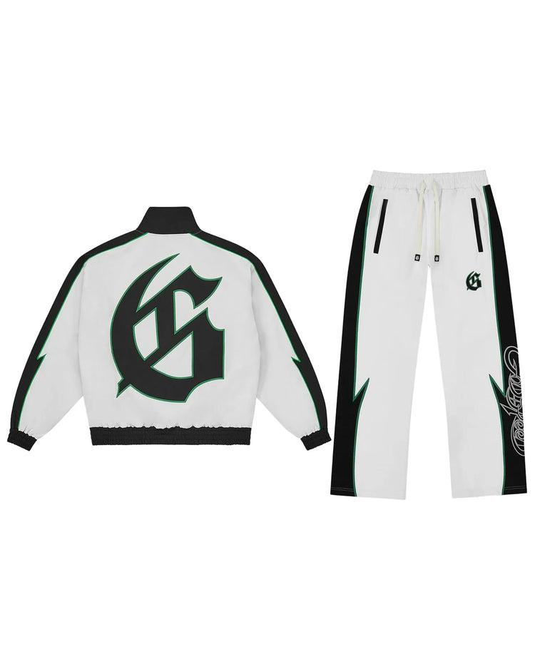 GT Tracksuit 3M White/Green/Black