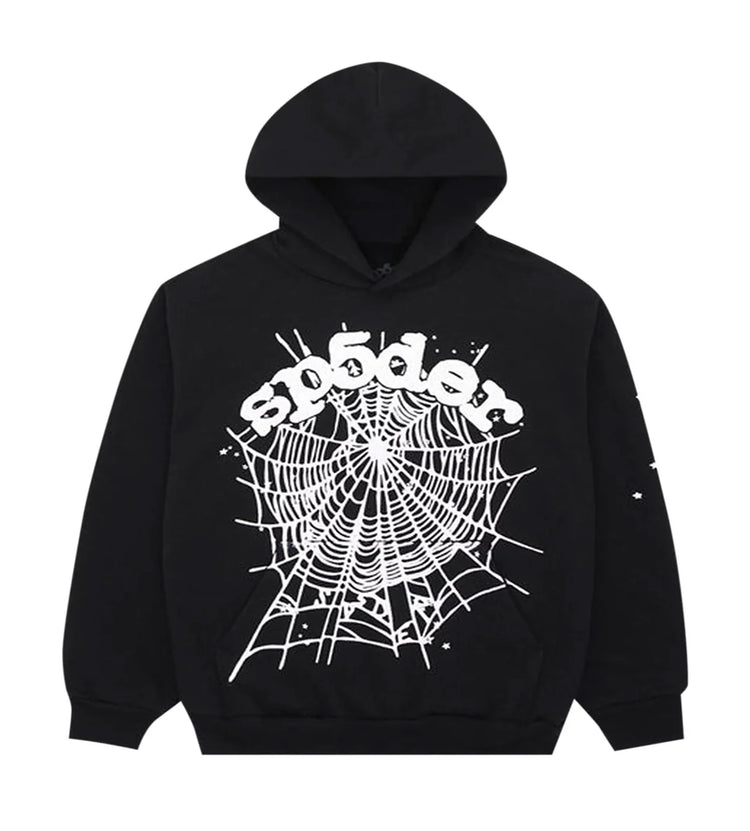 Sp5der OG Web Hoodie Blackl