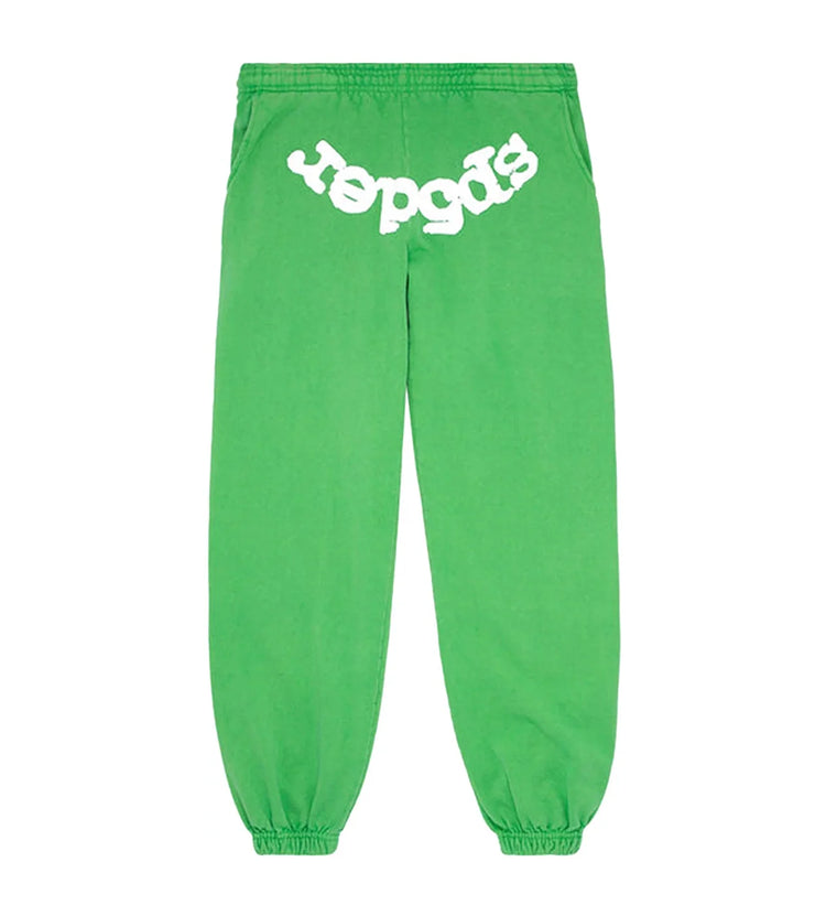 Sp5der Classic Sweatpants Slime Green