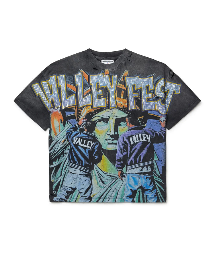 Bling Graffiti Tee Black